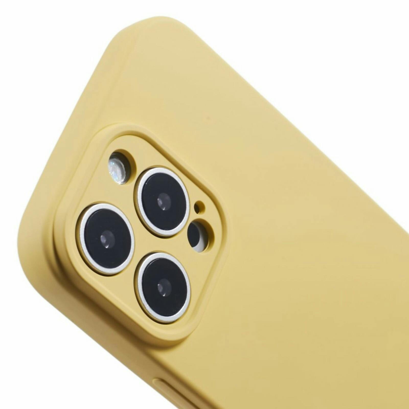 Mocaa Apple iPhone 16 Pro Lens Protection Hoesje Geel