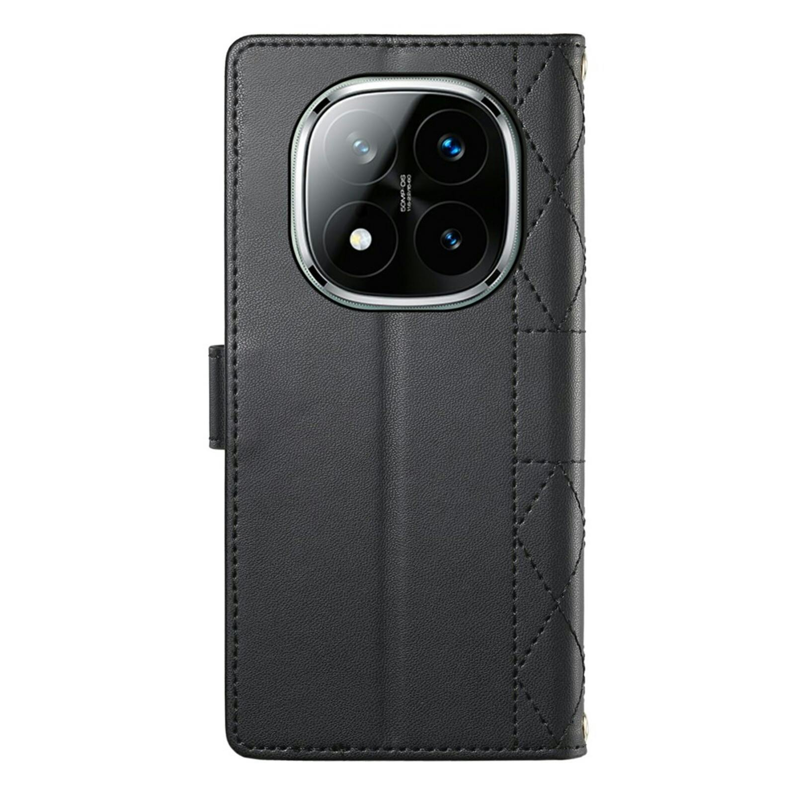 Comfycase Xiaomi Redmi Note 15 Pro 5G Bookcase met Koord Zwart