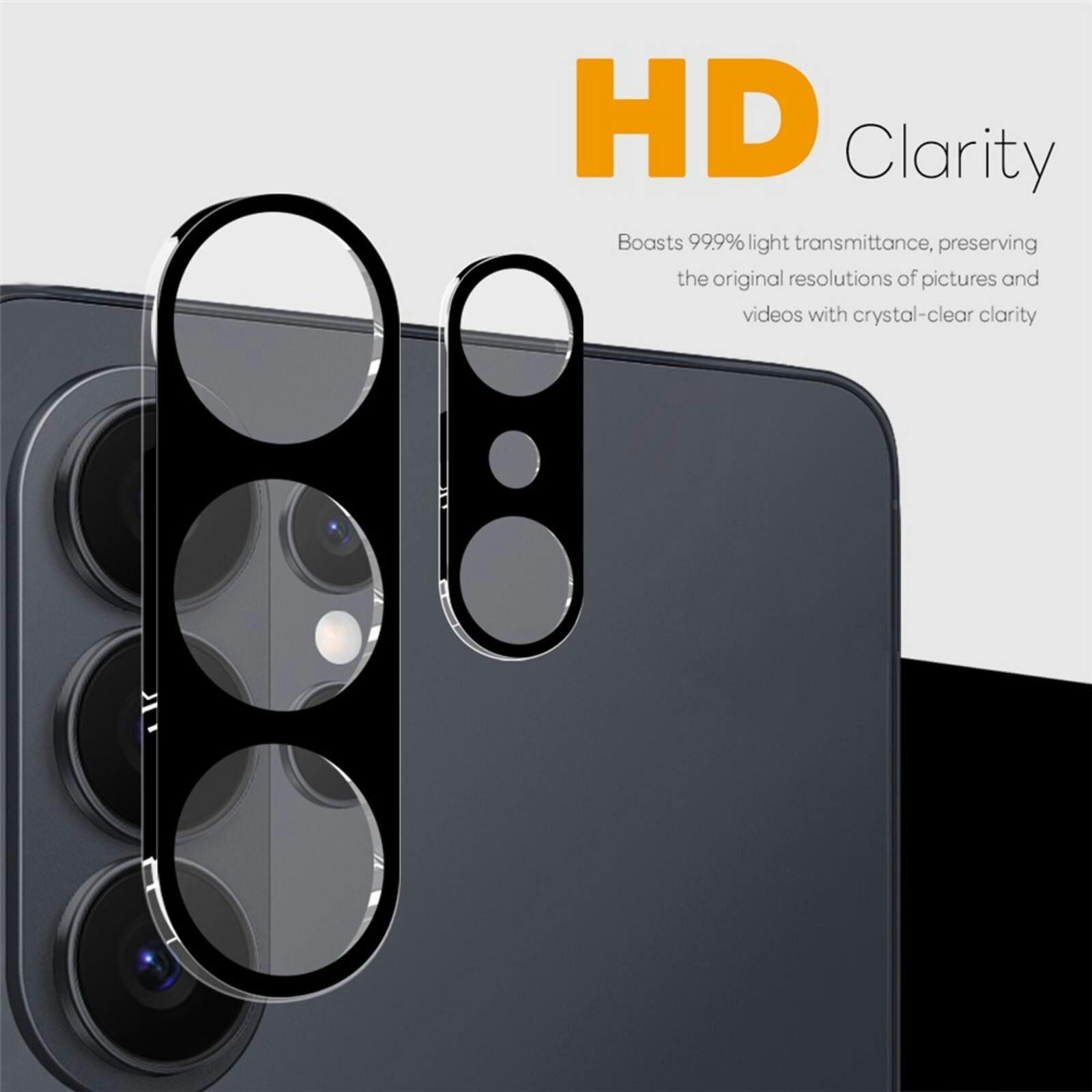 Northjo Samsung Galaxy S26 Ultra Camera Protector Zwart