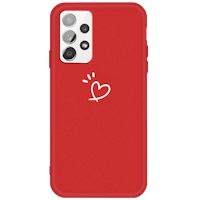 Mocaa Samsung Galaxy A32 love heart case Rood