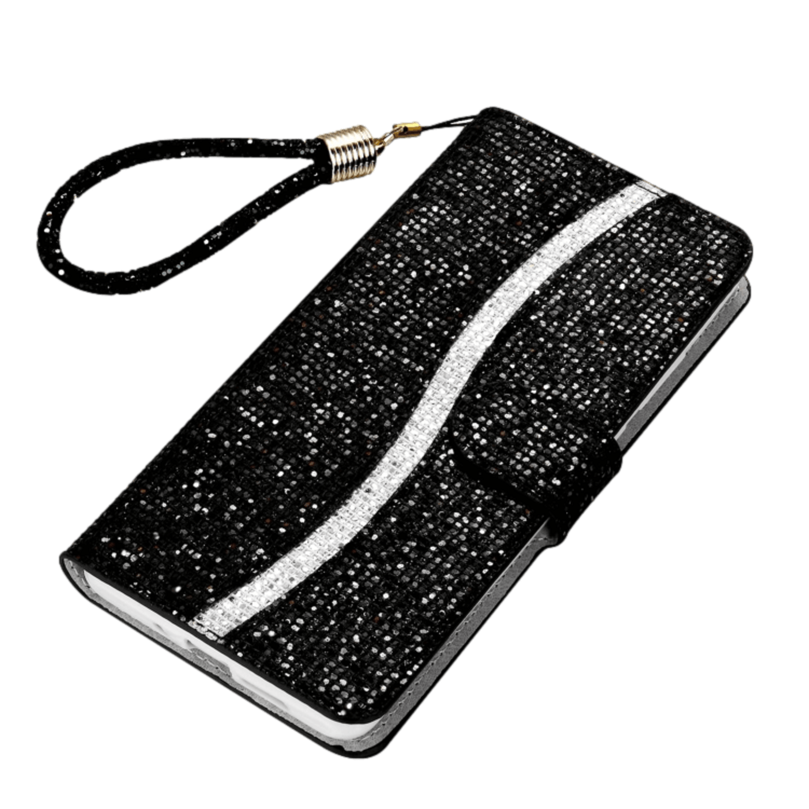 Fashion Samsung Galaxy S20 Shimmer and Shine Bookcase Zwart