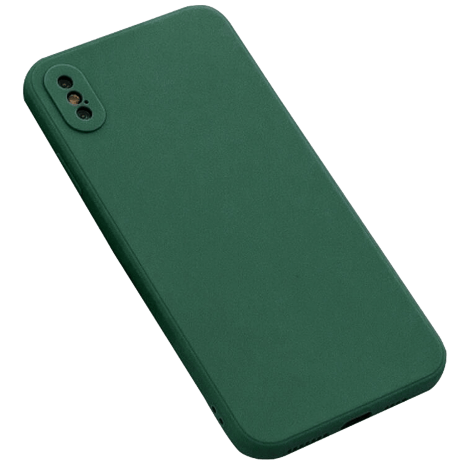 CaseBody iPhone X(s) Hoesje Frosted Donkergroen