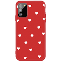 Mocaa Samsung Galaxy S20 Hearts Case Rood