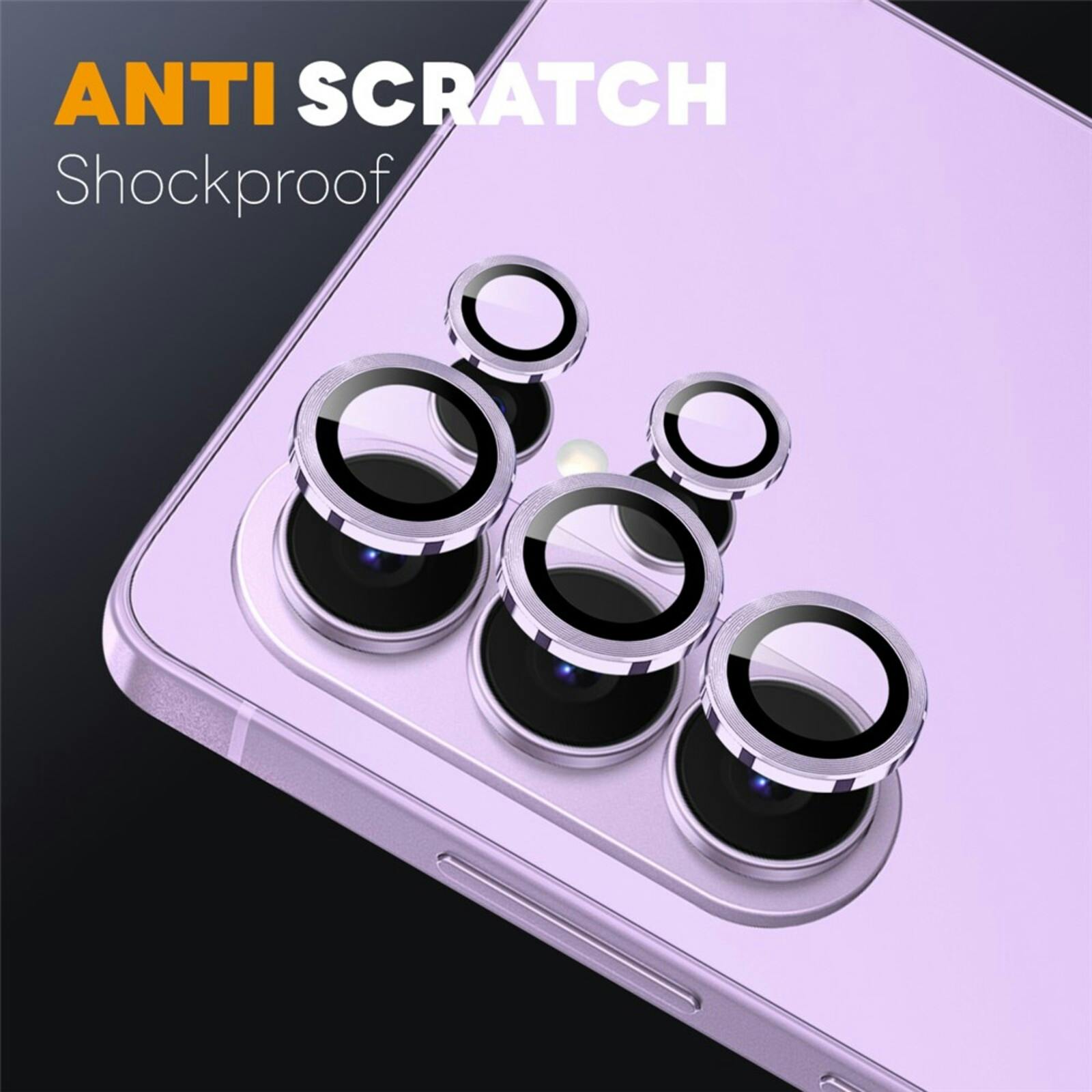 Northjo Samsung Galaxy S26 Ultra Camera Protector Rings Paars