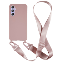 Mocaa Samsung Galaxy A25 Hoesje met Verstelbaar Koord Roze