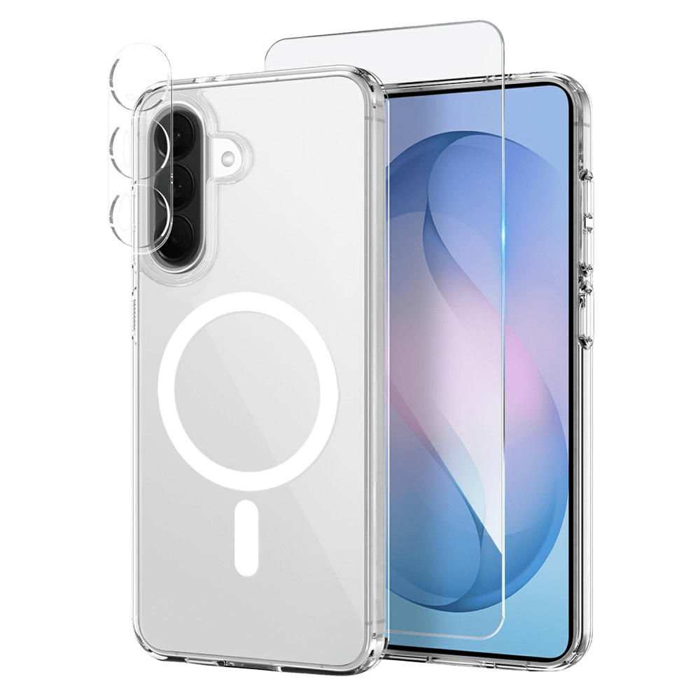 Northjo Samsung Galaxy S26 FE Magnetic All-in-One Protection Pack Transparant