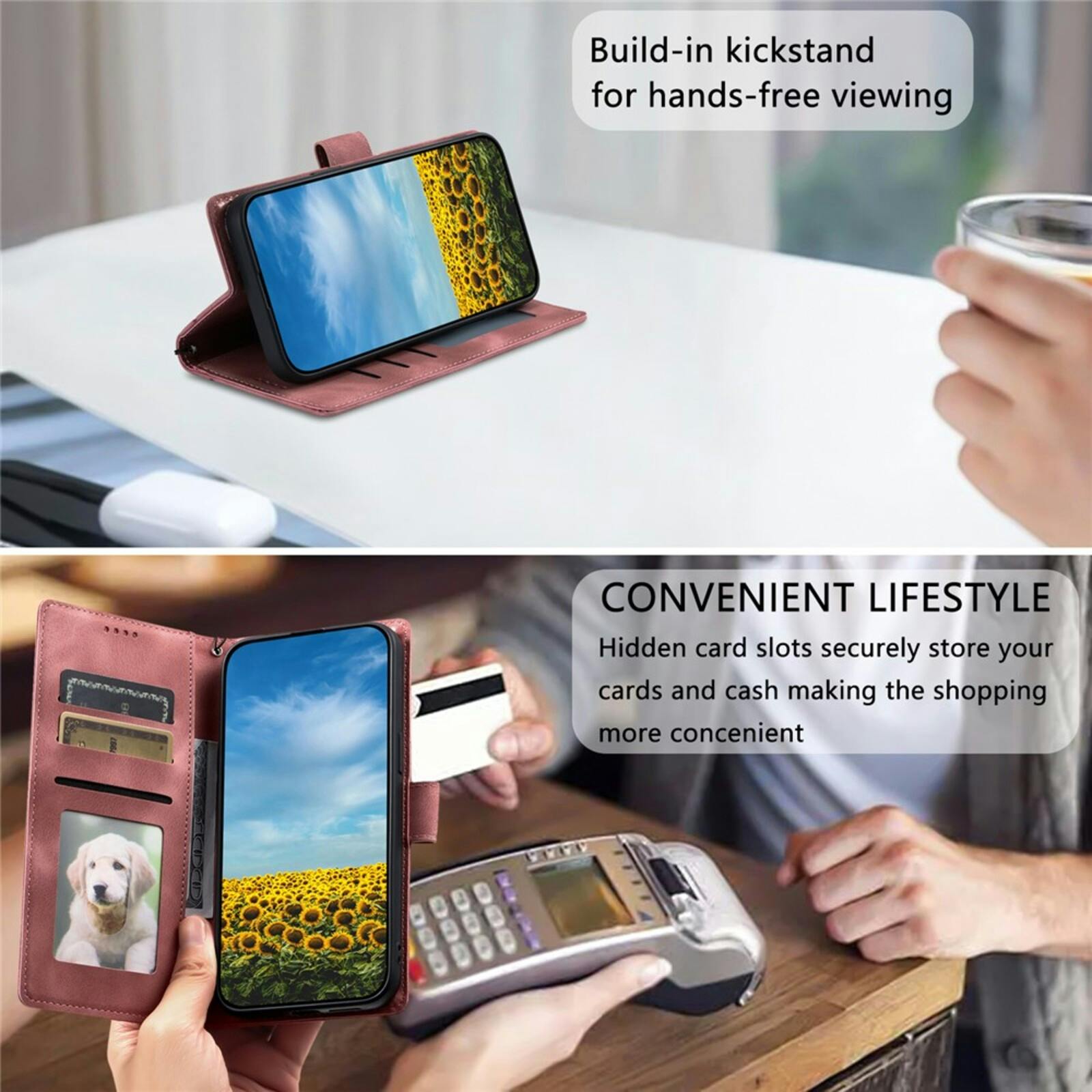 Comfycase Samsung Galaxy S26 Mandala Bookcase Roze