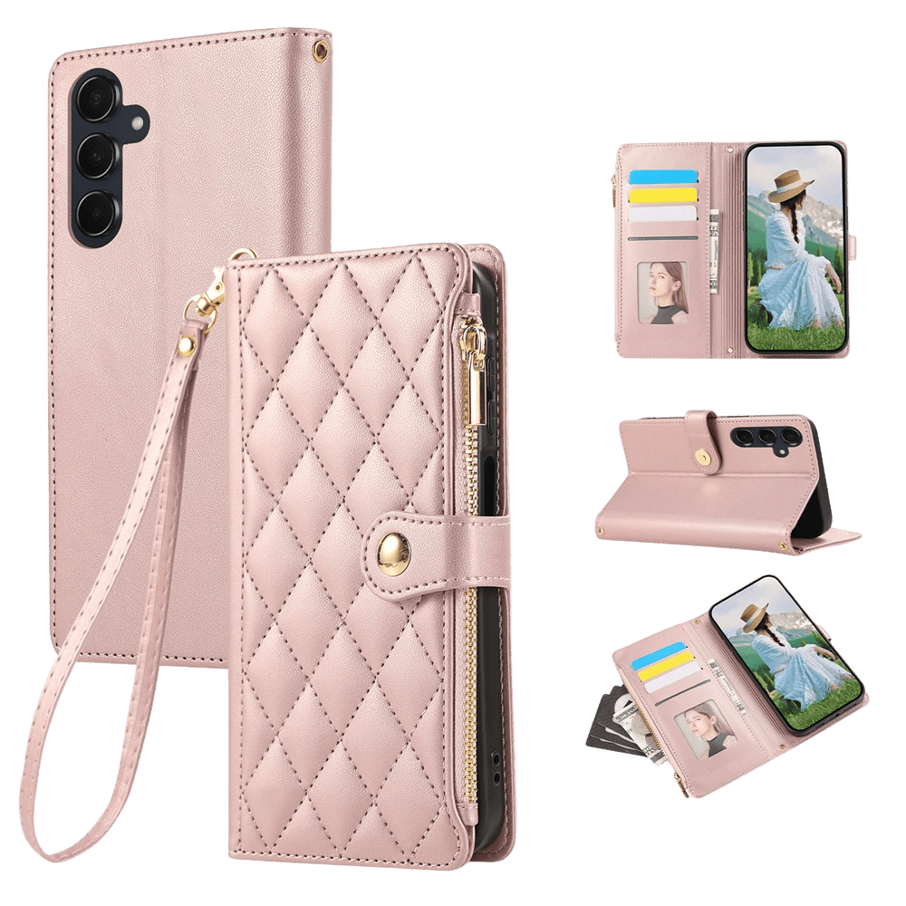 TwoTone Samsung Galaxy A57 Wallet Hoesje Roze