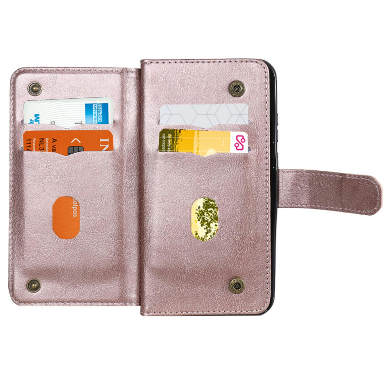 TwoTone Huawei P Smart 2020 Luxury Wallet Roségoud