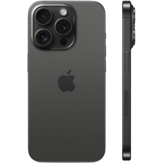 Apple iPhone 15 Pro Black Titanium - Voorkant