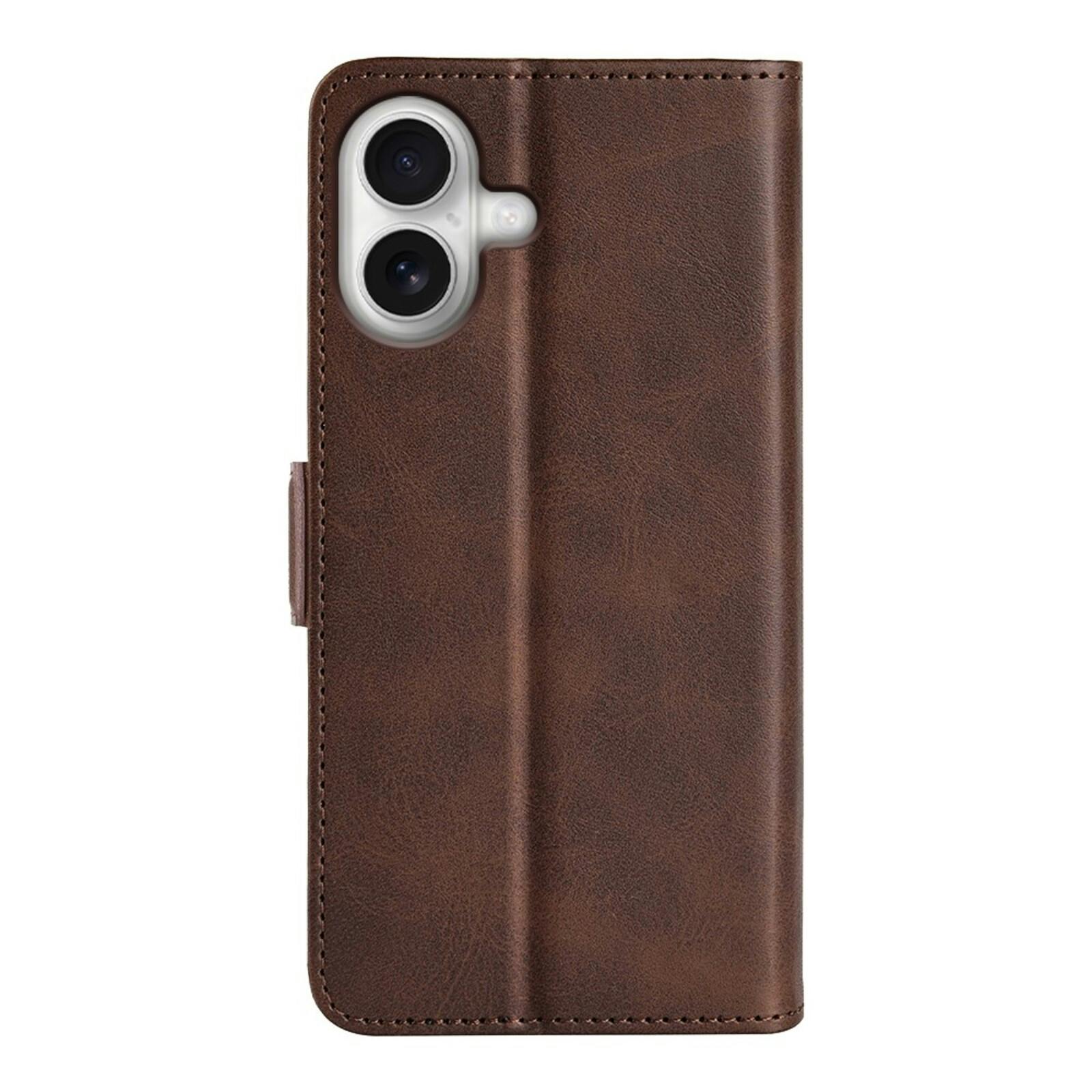 Comfycase Apple iPhone 17 Bookcase Hoesje Bruin