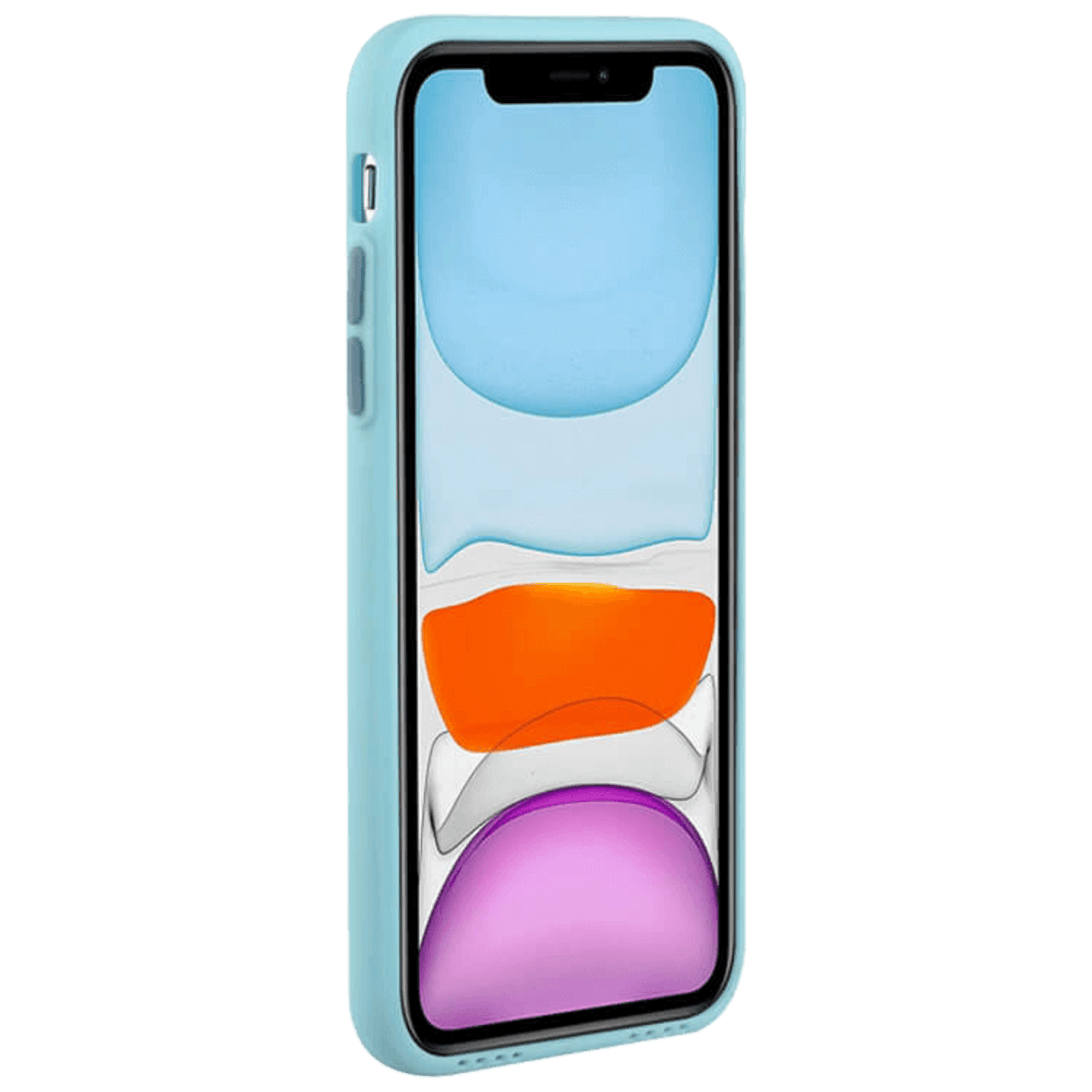 CaseBody iPhone 11 Telefoonhoesje met Kaarthouder Blauw