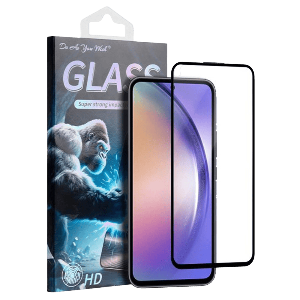 DO AS YOU WISH Samsung A54 Full Screen Tempered Glass Screenprotector Transparant
