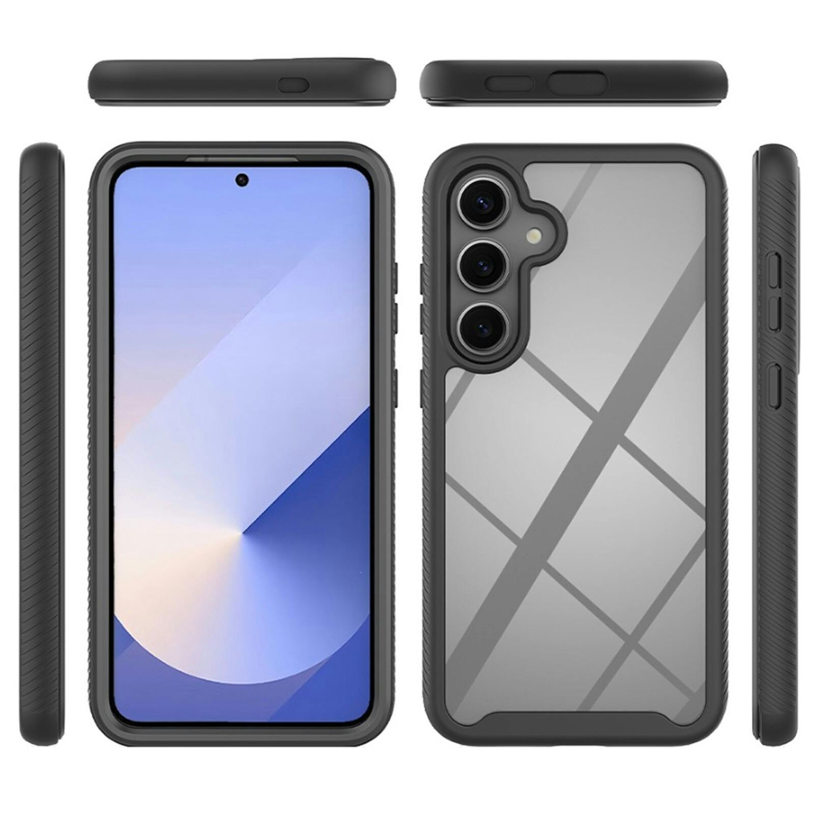 Comfycase Samsung Galaxy S25 Full Protection Cover Zwart