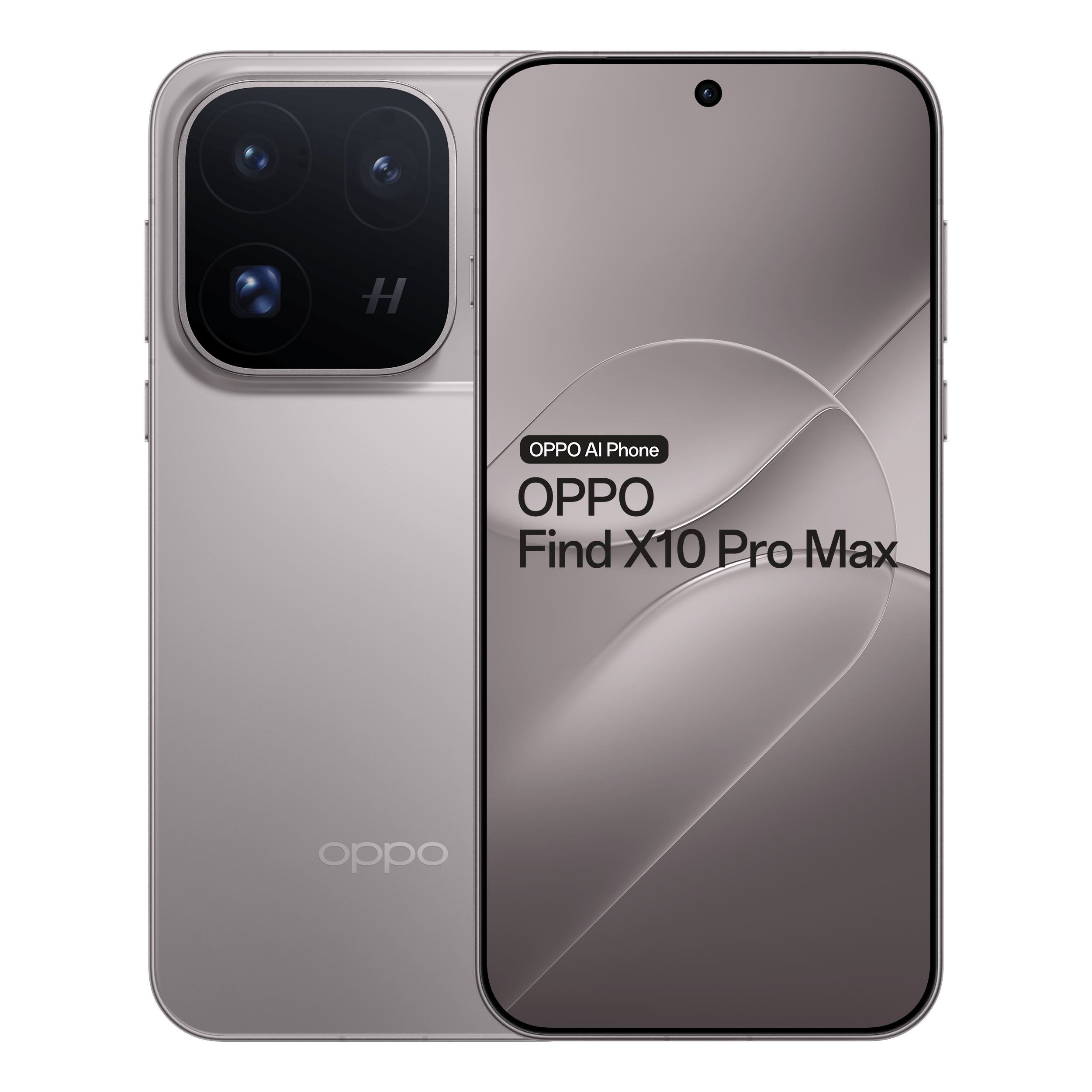 OPPO Find X10 Pro Max Titanium Grey - Voorkant & achterkant