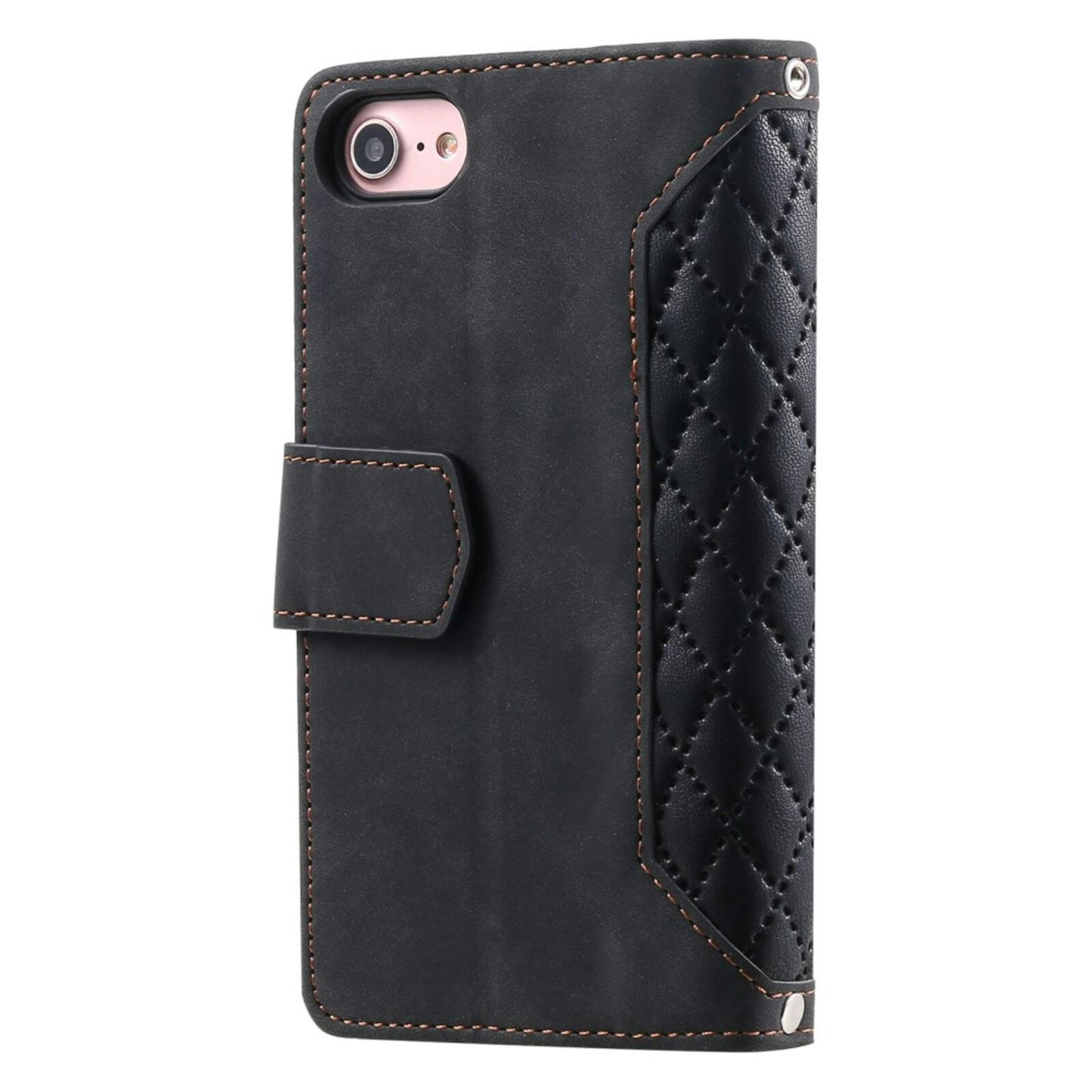 TwoTone Apple iPhone 16e Wallet Hoesje Zwart