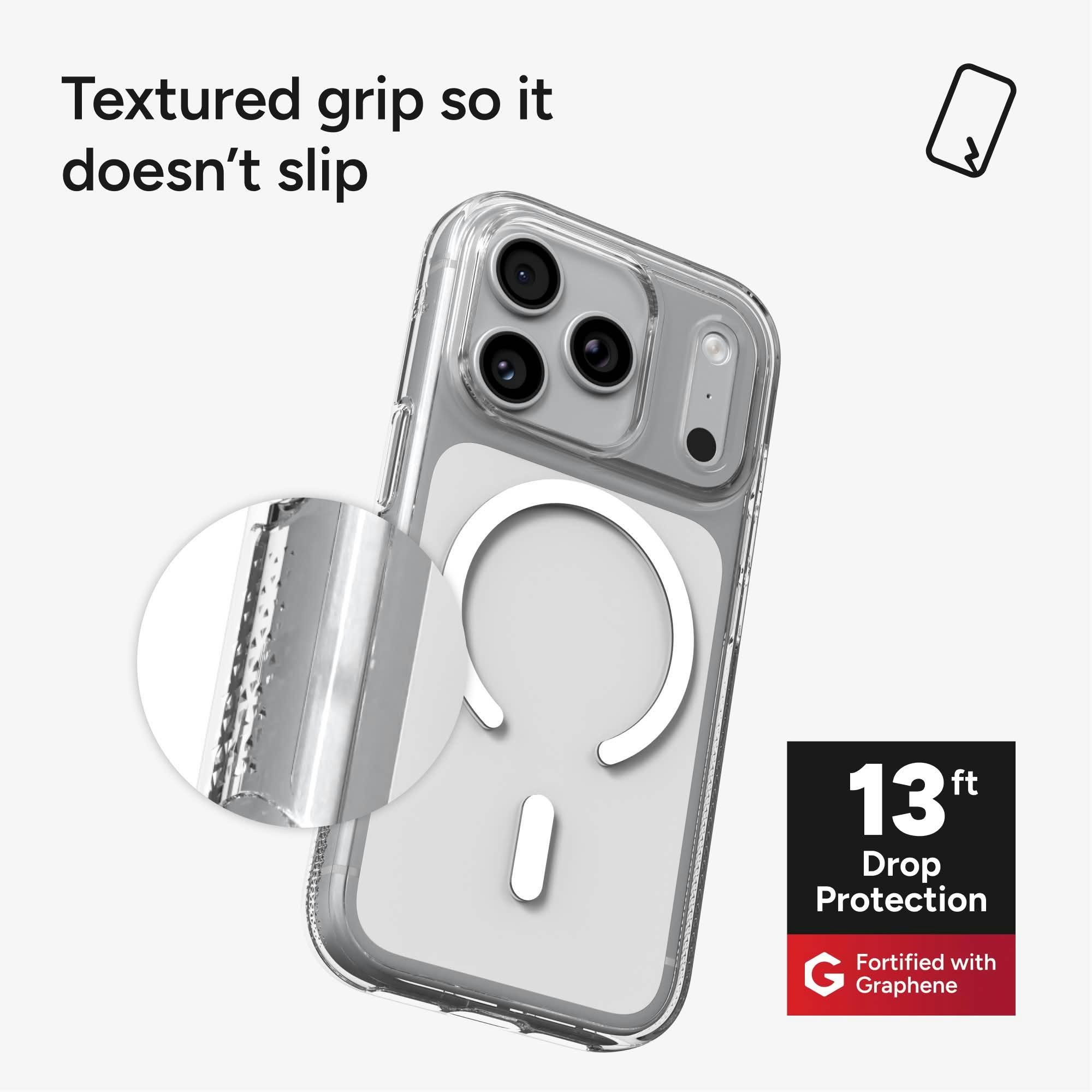 ZAGG iPhone 17 Pro / 18 Pro MagSafe Crystal Palace Hoesje Transparant