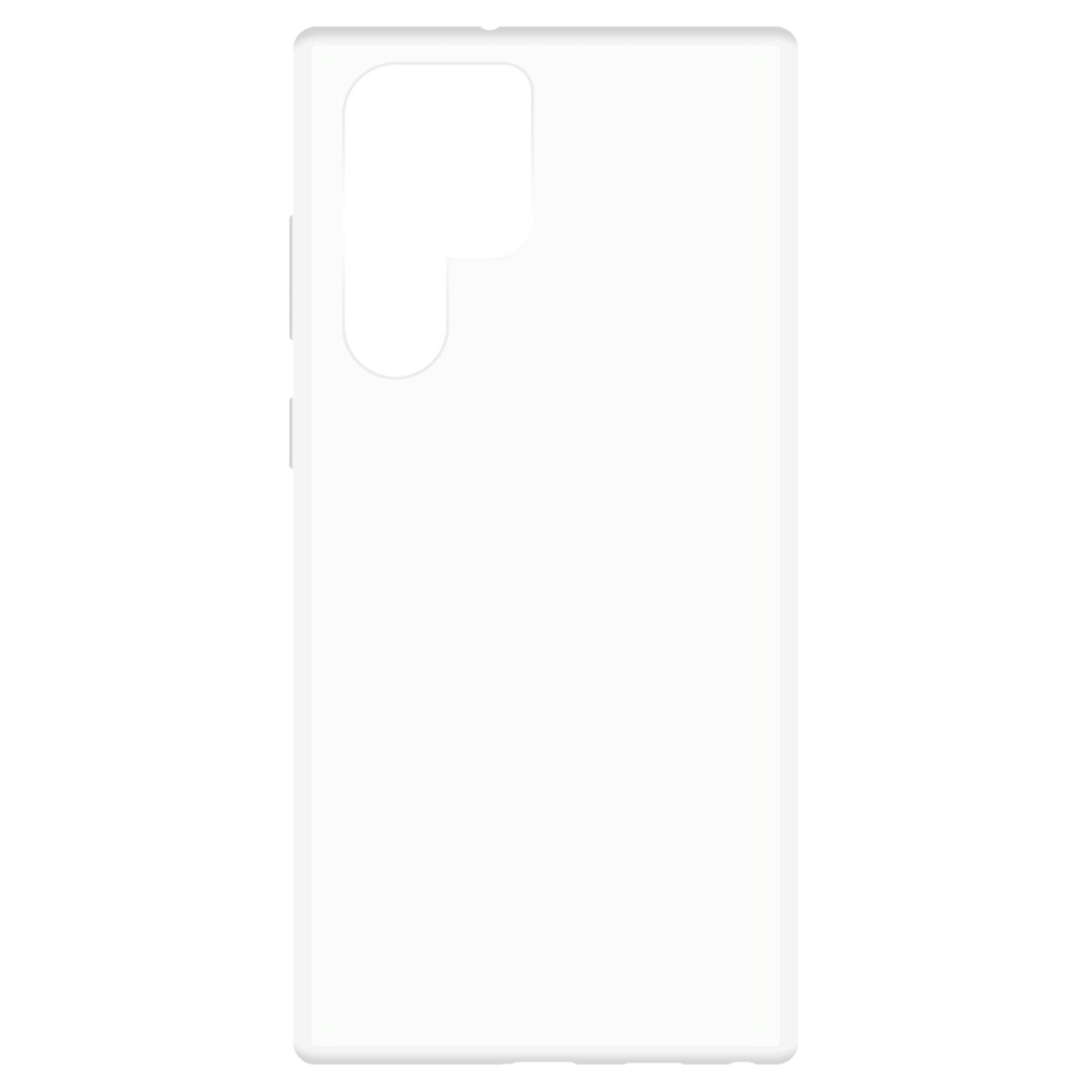 Just in Case Galaxy S22 Ultra Siliconen (TPU) Hoesje Clear