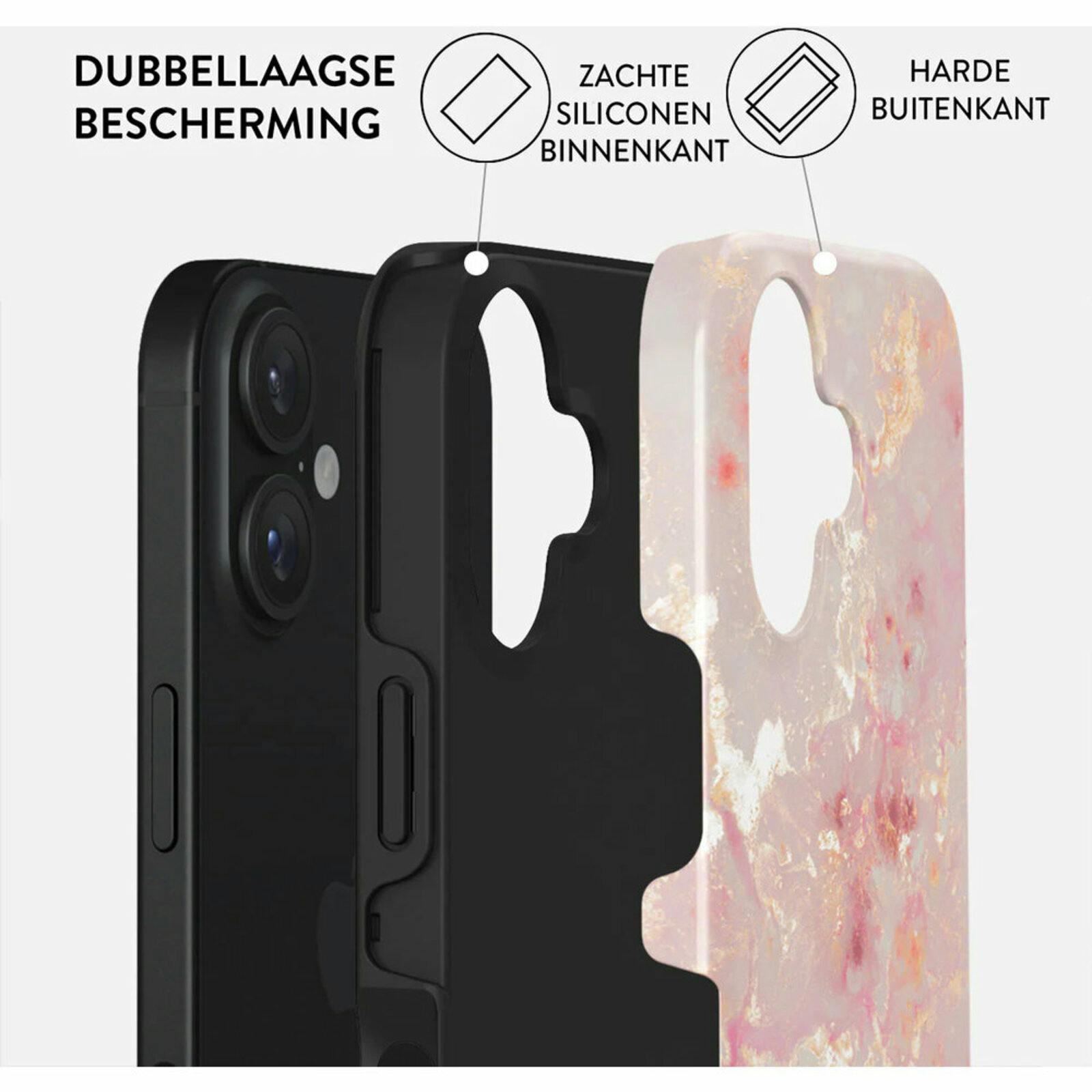Burga iPhone 16 Hoesje Golden Coral