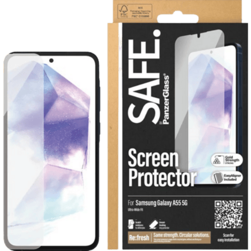 PanzerGlass SAFE Samsung Galaxy A57 Glazen Screenprotector Transparant