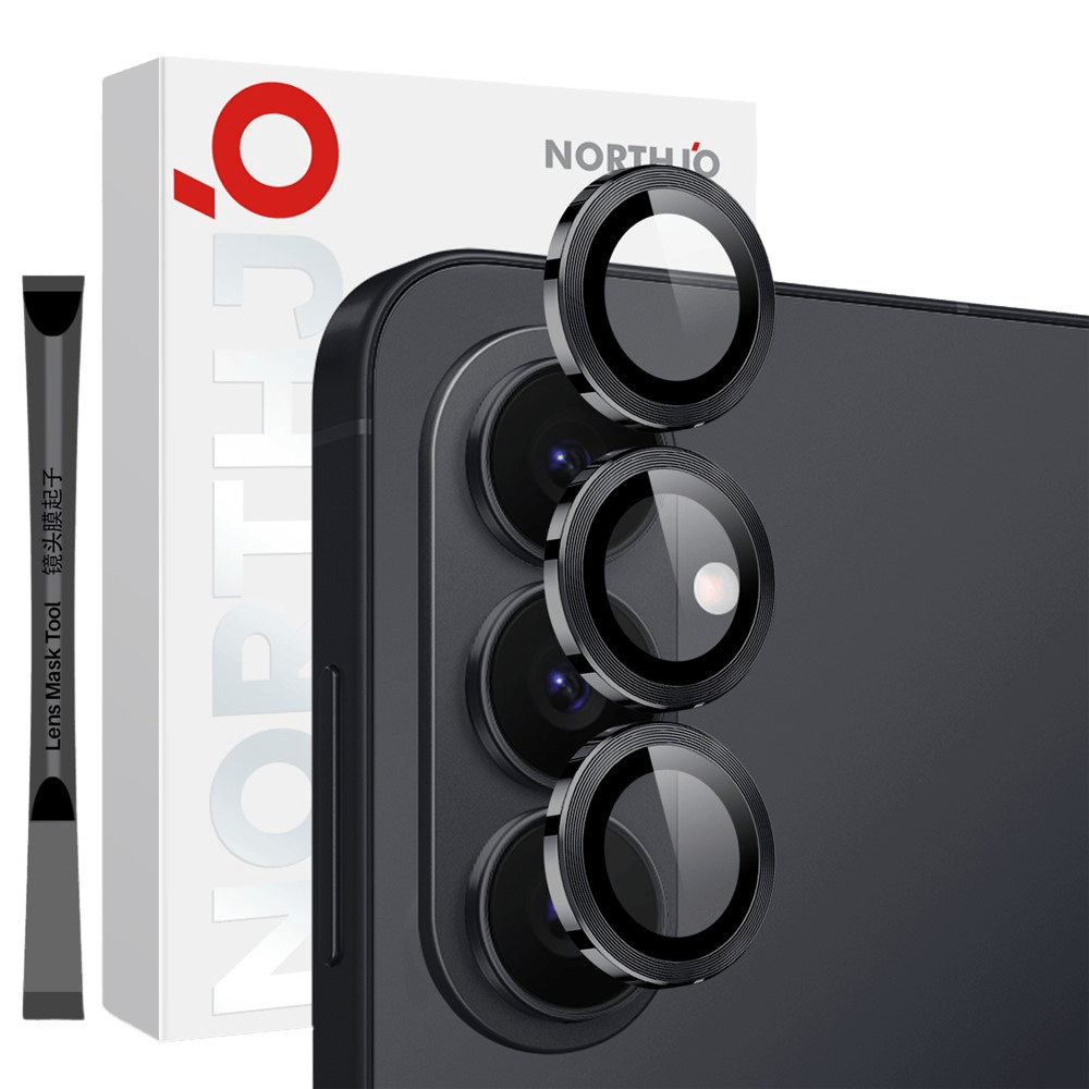 Northjo Samsung Galaxy S26 Camera Protector Rings Zwart