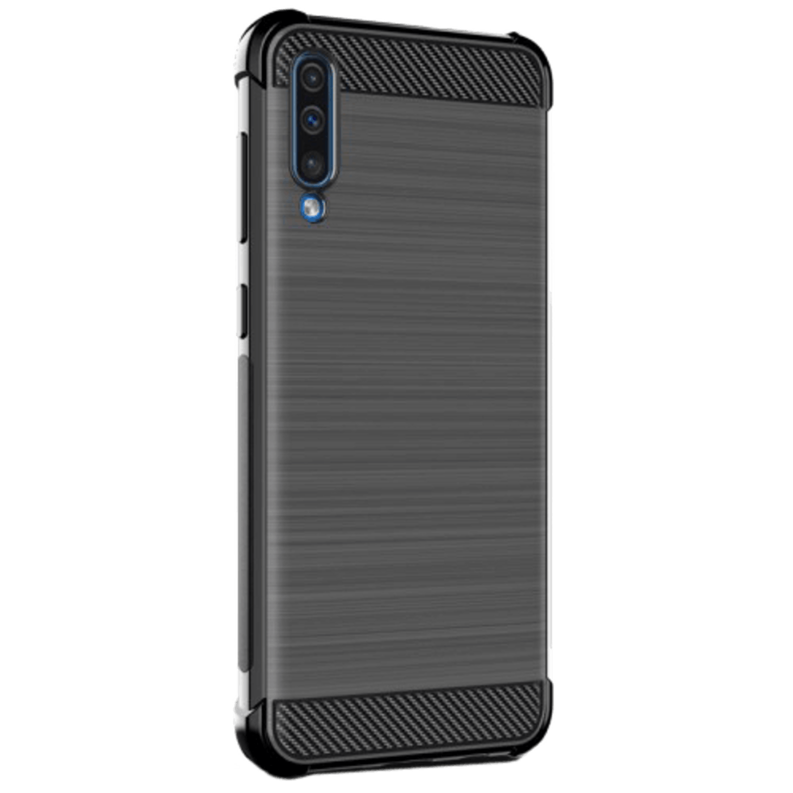 Imak Samsung Galaxy A70 Vega Carbon Air Bag Drop Proof Hoesje Grijs