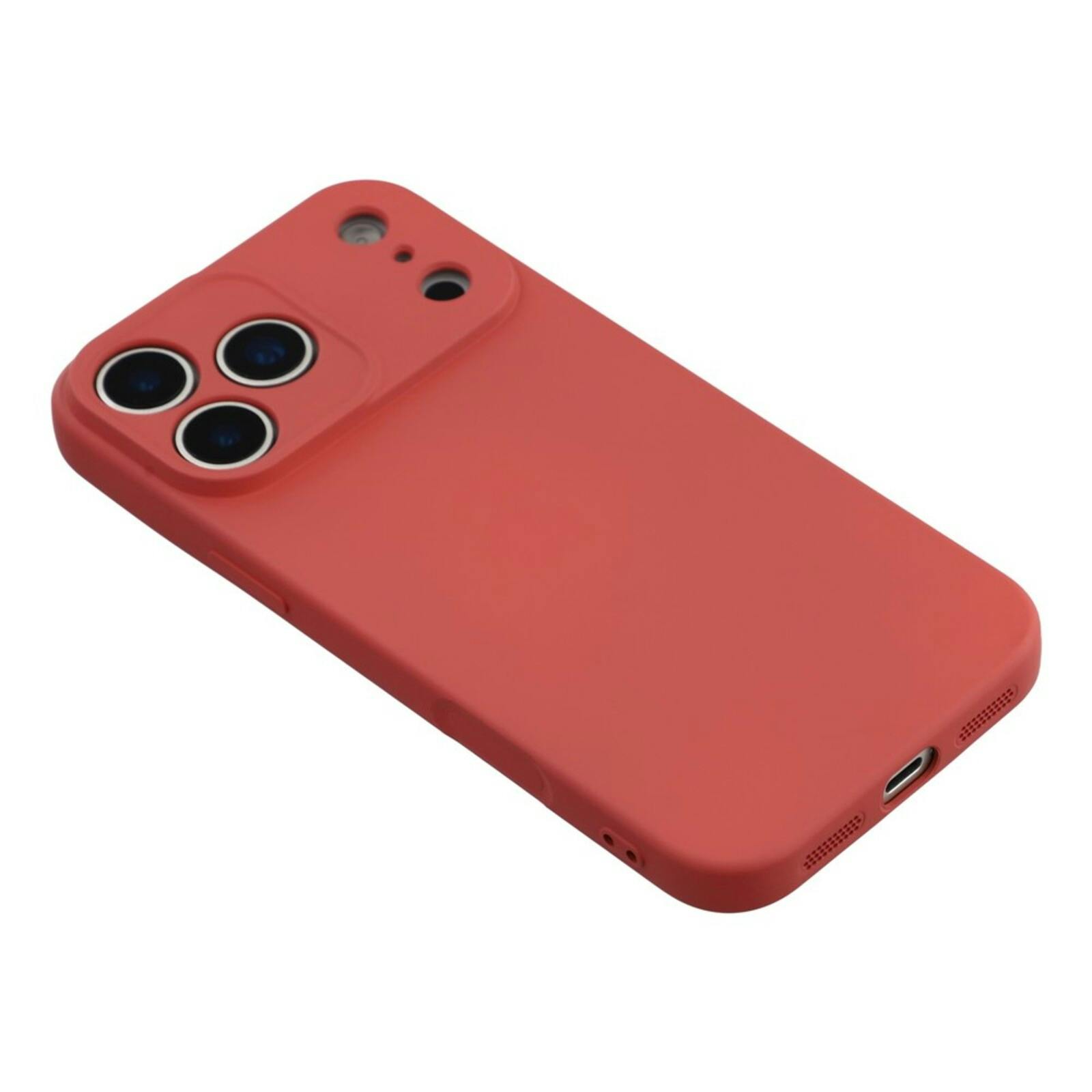 Mocaa Apple iPhone 17 Pro Lens Protection Hoesje Rood