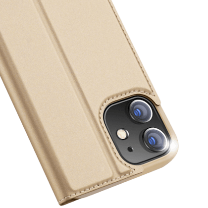DUX DUCIS iPhone 12 (Pro) Skin Pro Flip Case Hoesje Roségoud