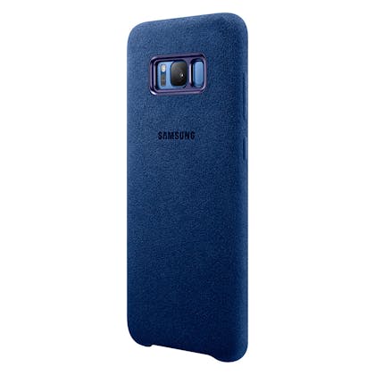Samsung Galaxy S8 Plus Alcantara Cover Blue