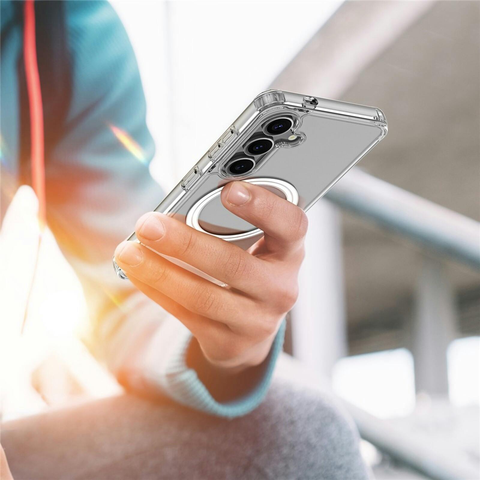 DUX DUCIS Samsung Galaxy S25 MagSafe Hoesje Transparant