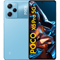 POCO X5 Pro 5G Blue - Voorkant & achterkant