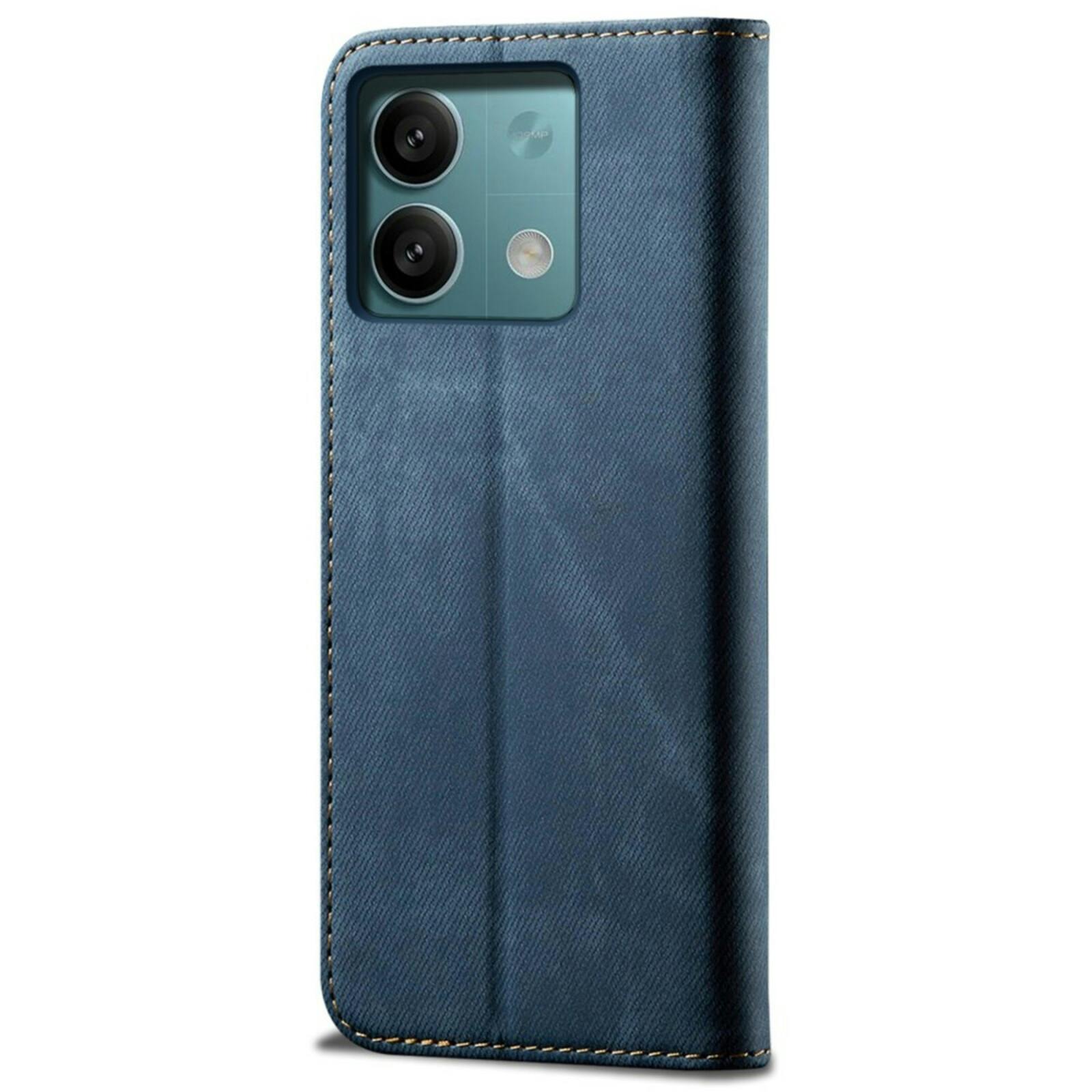CaseBody Xiaomi Redmi Note 13 5G Denim Bookcase Blauw