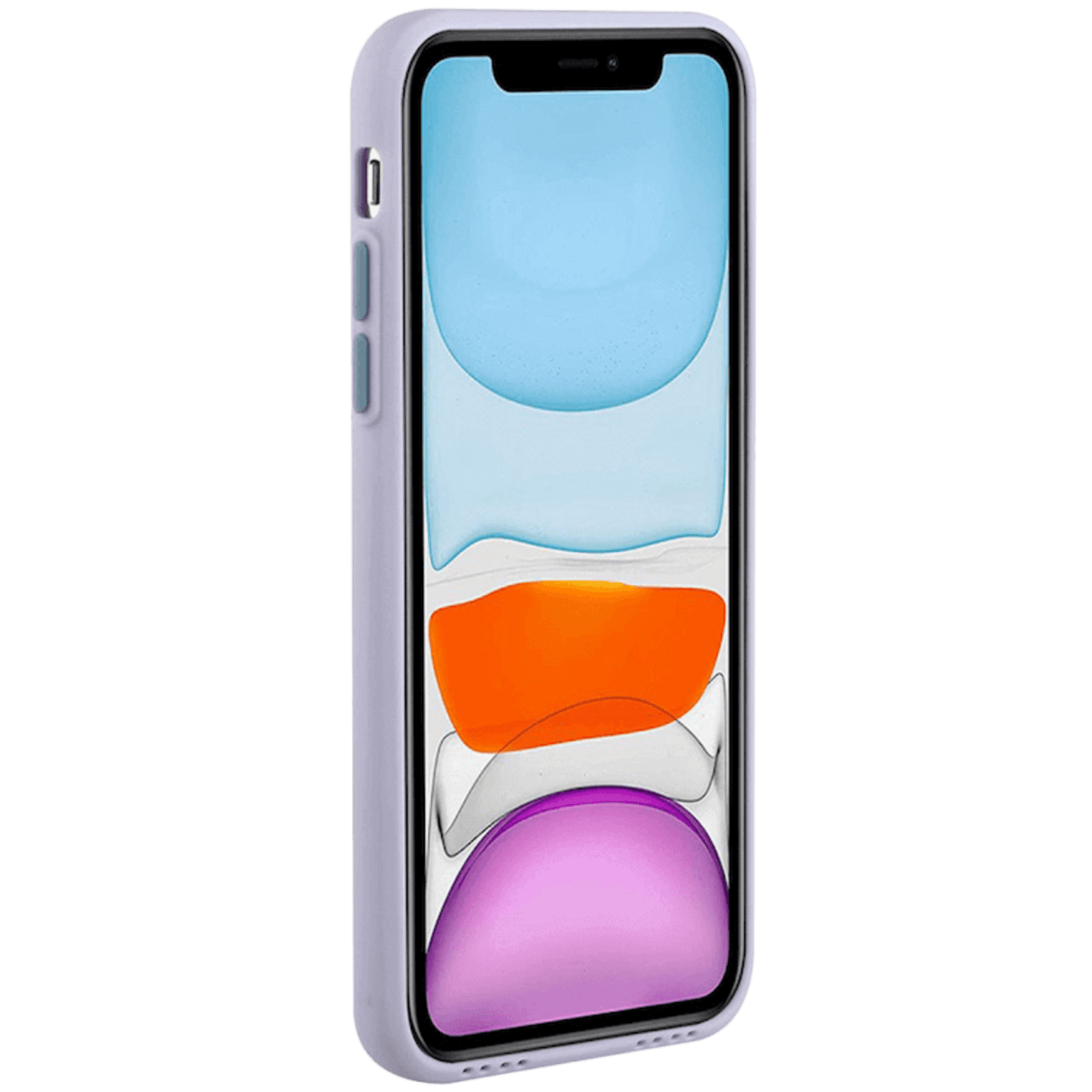 CaseBody iPhone 14 Telefoonhoesje met Kaarthouder Paars