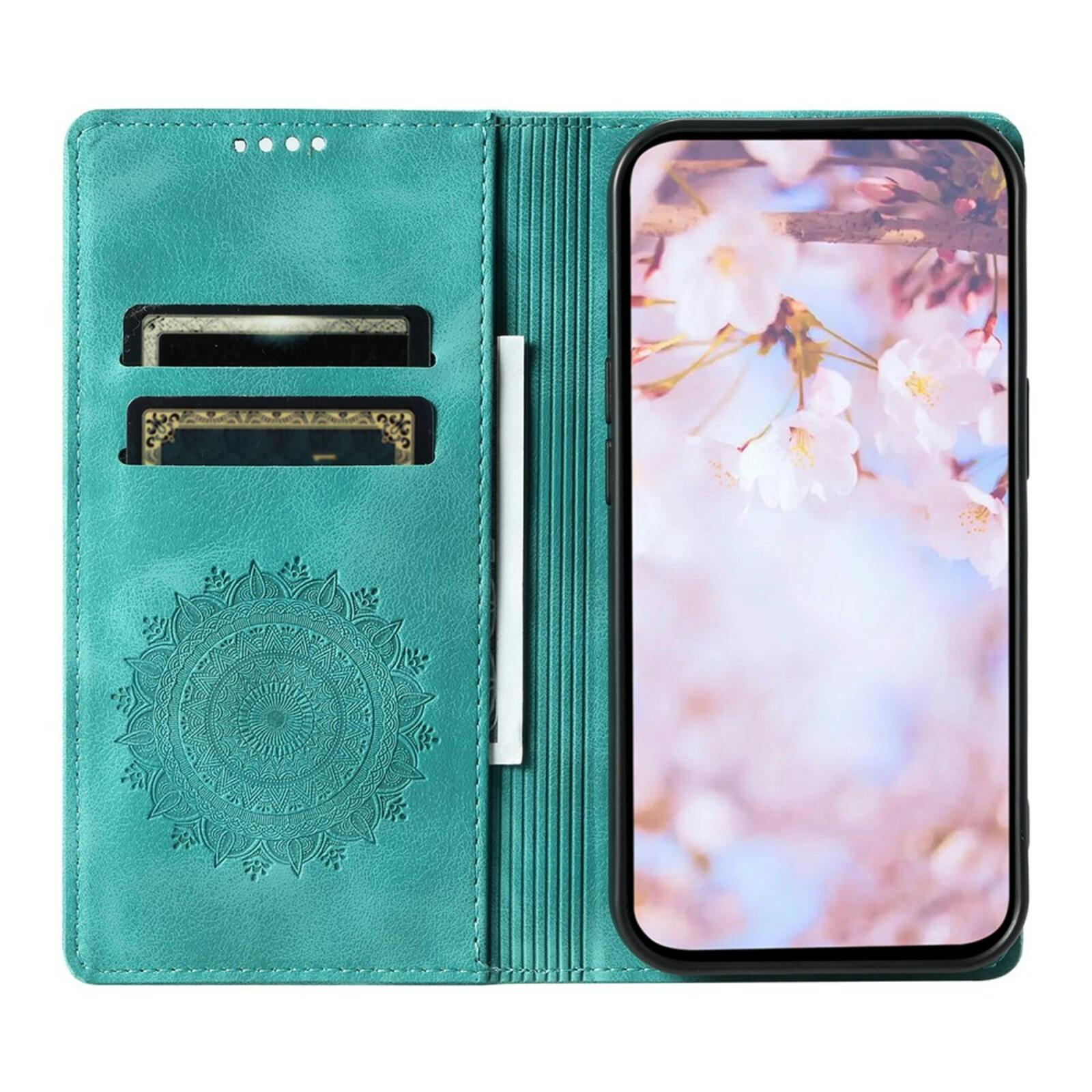 Comfycase Apple iPhone 17 Air Soft Mandala Bookcase Groen