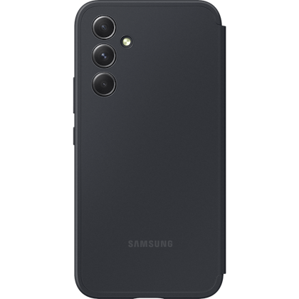 Samsung Galaxy A54 Smart View Portemonnee Hoesje Zwart - Achterkant