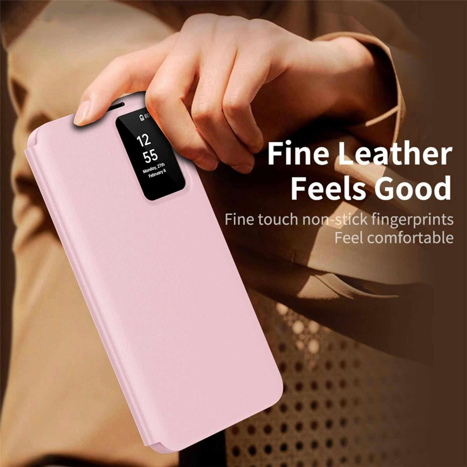 CaseBody Samsung Galaxy S26 Smart Cover Roze