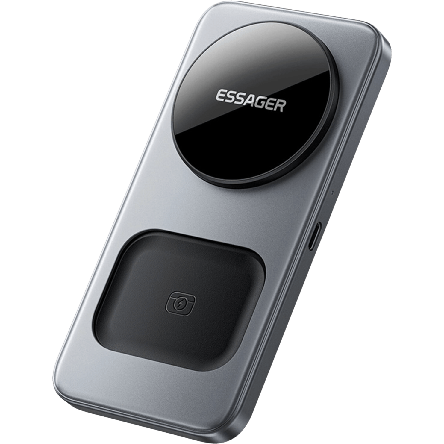 Essager 3-in-1 Magnetische Draadloze Oplader 15W Opvouwbaar Grijs