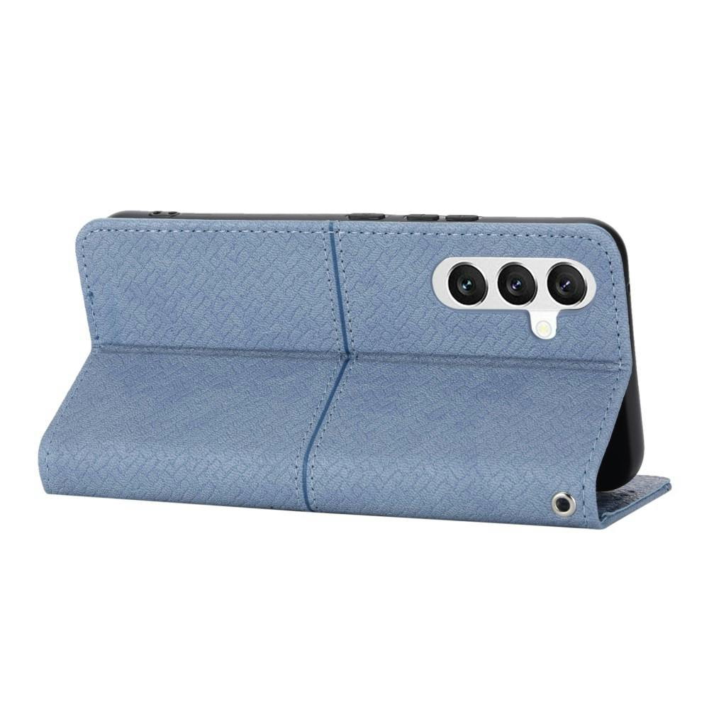Comfycase Samsung A56 Zacht Boek Hoesje met Koord Blauw