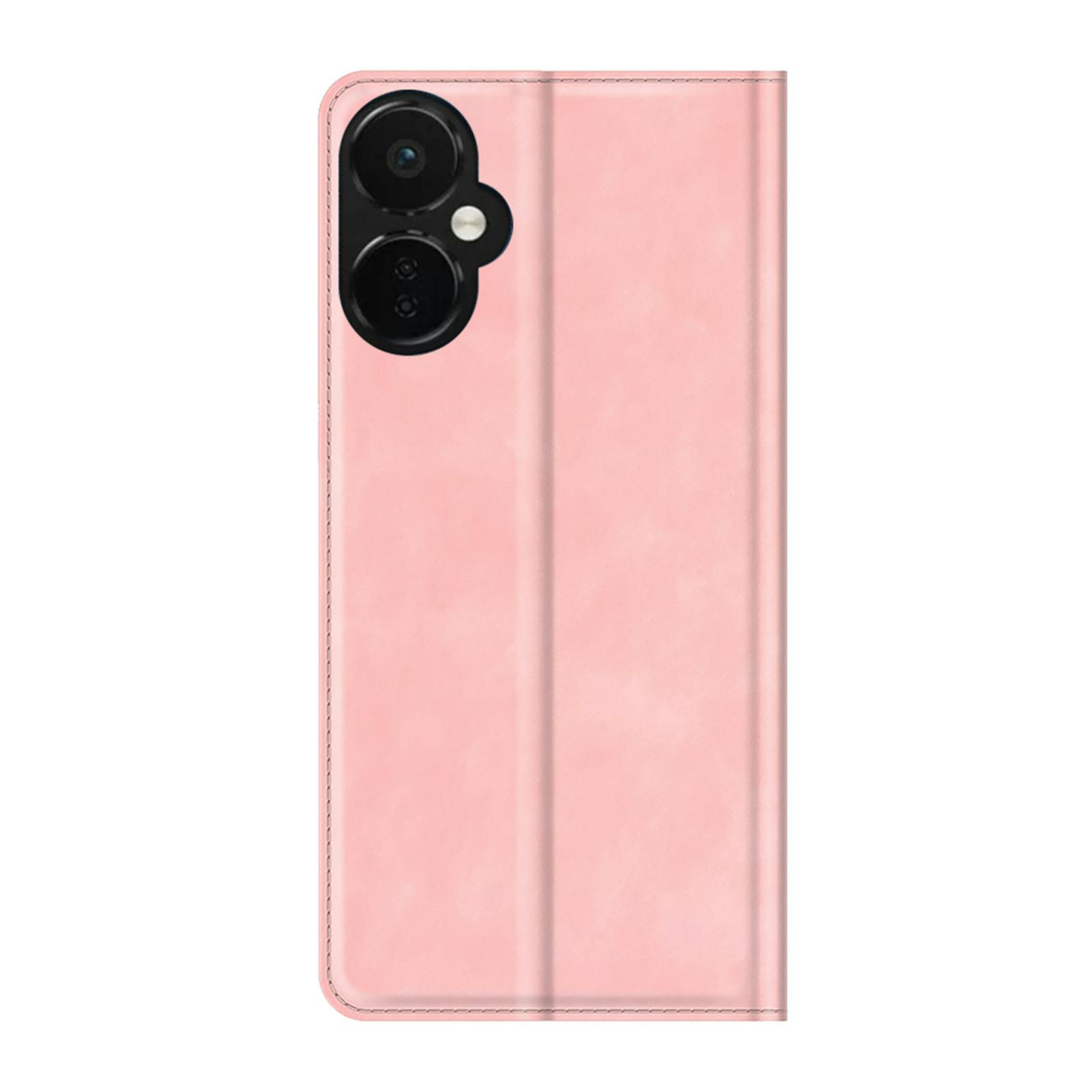 Just in Case Nord CE3 Lite 5G Portemonnee Hoesje Roze - Achterkant