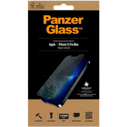 PanzerGlass iPhone 13 Pro Max Screenprotector Privacy