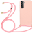 Mocaa Samsung Galaxy S21 Telefoonhoesje met Koord Roze