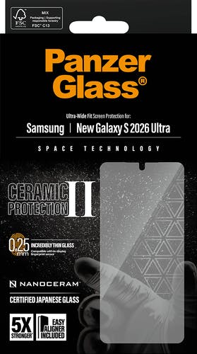 PanzerGlass Samsung Galaxy S26 Ultra Ceramic Screenprotector