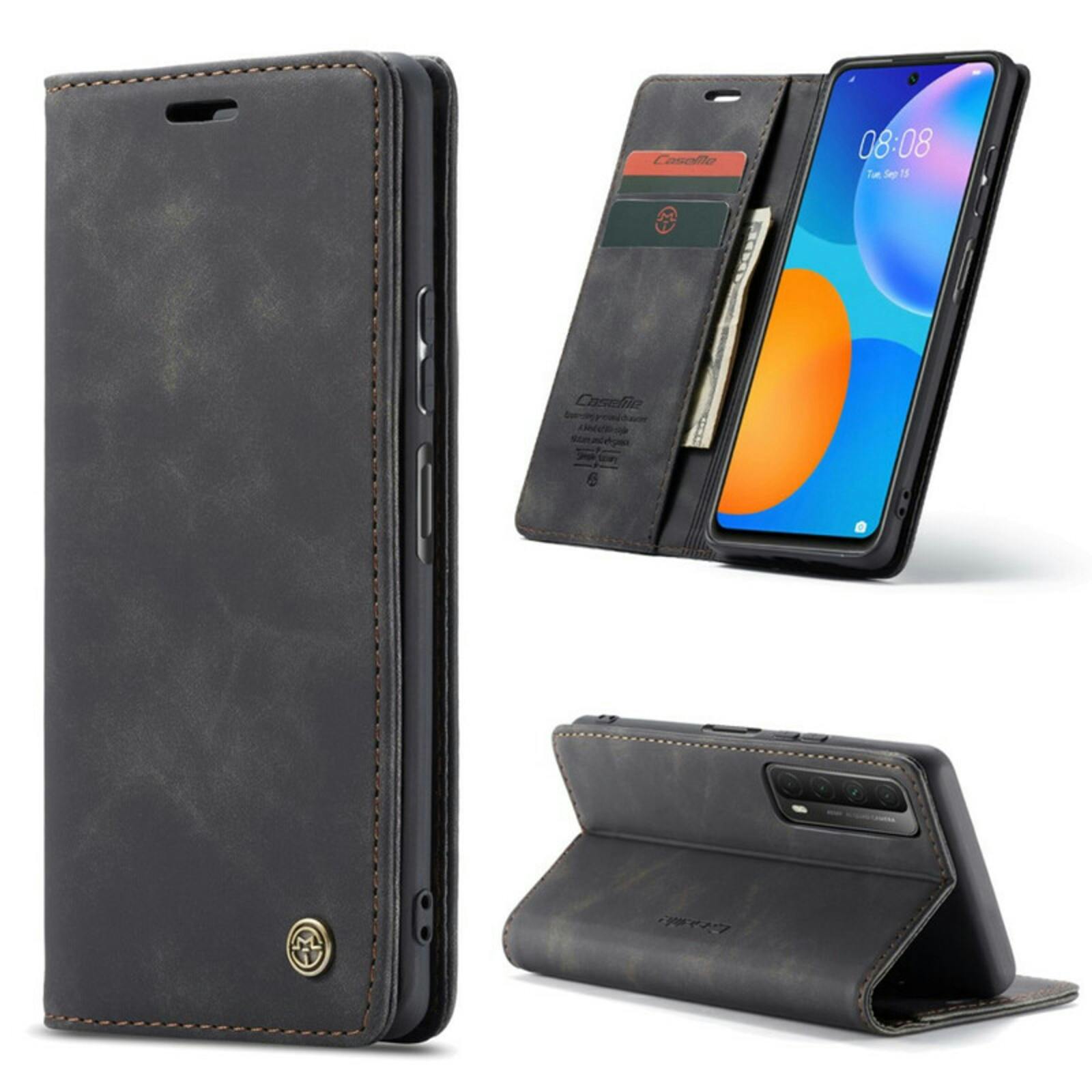 Caseme Samsung Galaxy S7 Wallet met Uitneembaar Hoesje Zwart