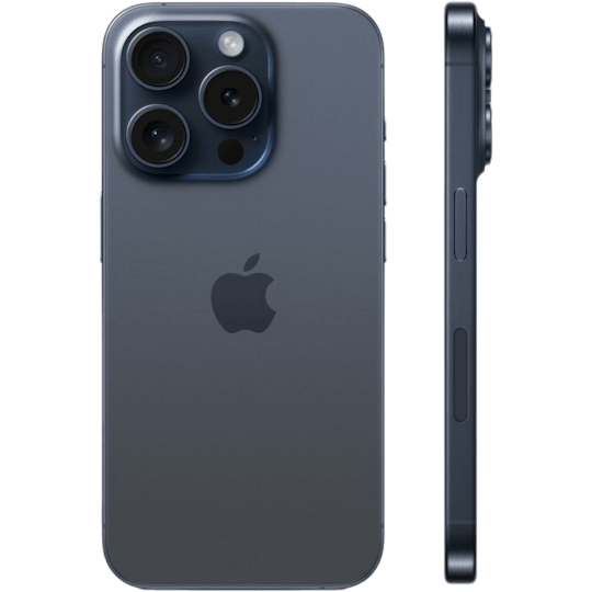 Apple iPhone 15 Pro Blue Titanium - Voorkant