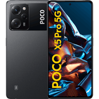 POCO X5 Pro 5G Black - Voorkant & achterkant