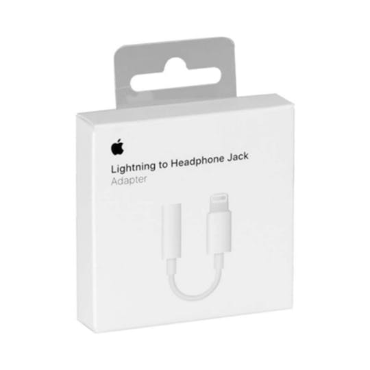 Apple Lightning to 3.5 mm jack adapter kabel wit