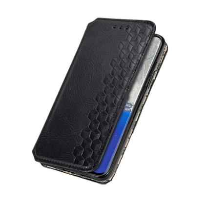 CaseBody Samsung Galaxy S20 Cubic Hoesje met Magneetsluiting Zwart