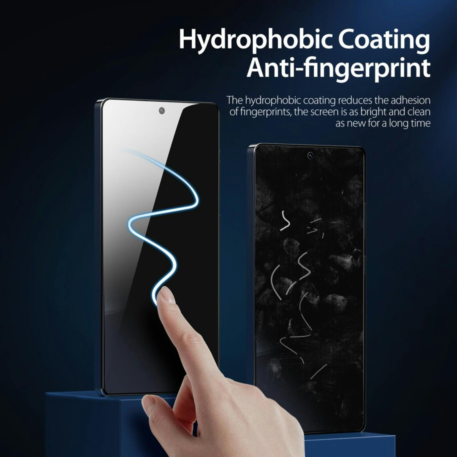 DUX DUCIS Samsung Galaxy S25 Ultra Privacy Screenprotector Gehard Glas Transparant