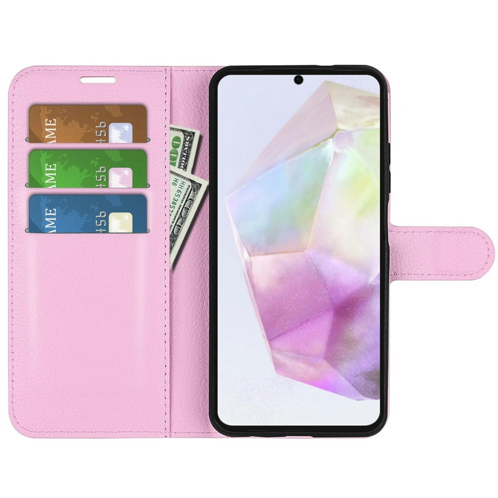 Comfycase Samsung Galaxy A36 Bookcase Hoesje Roze