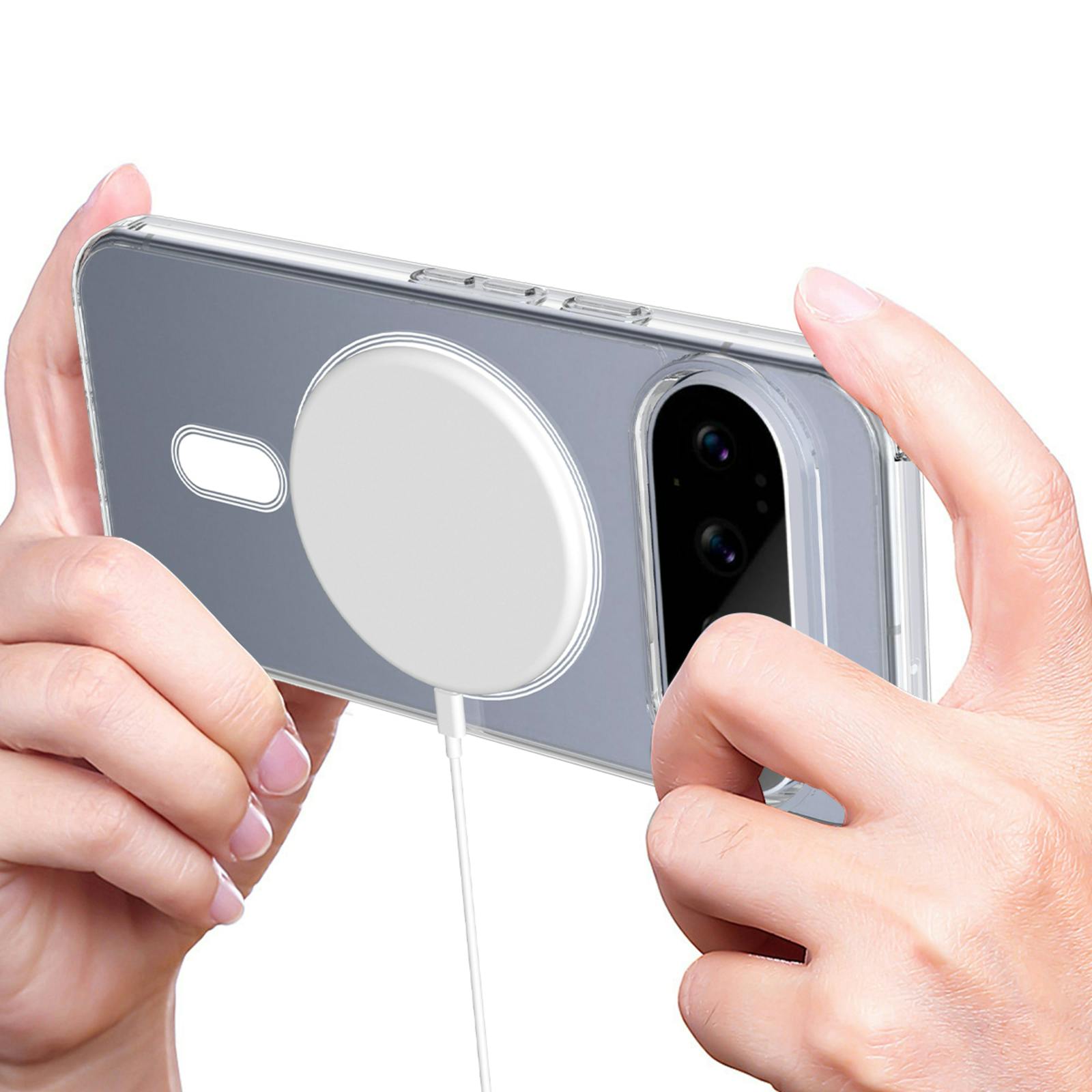 CaseBody Google Pixel 11 Pro Magnetische TPU Case Transparant